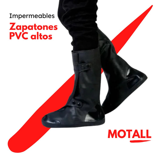 ZAPATON PVC ALTO SUELA 100% IMPERMEABLE