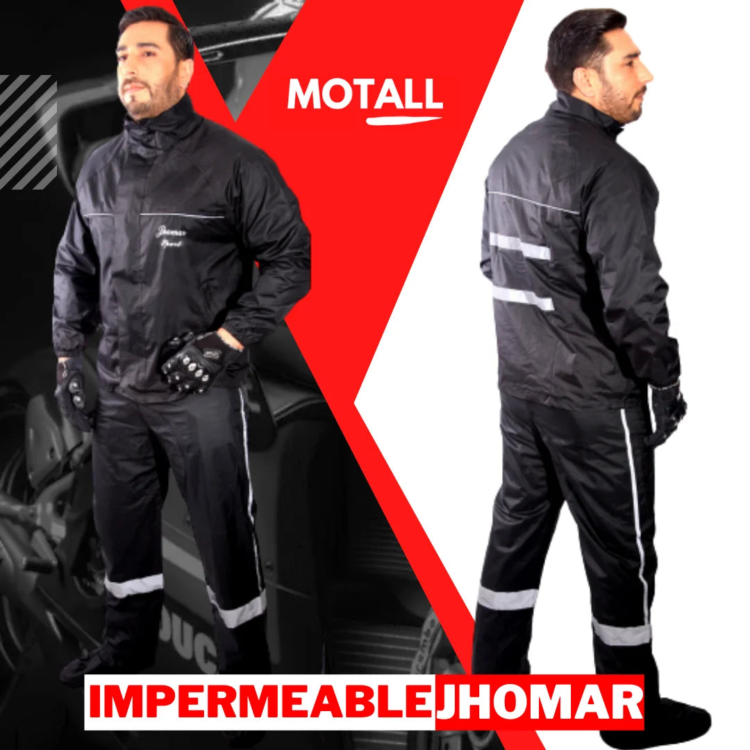 Impermeable para moto proteccion motociclista estilo sudadera