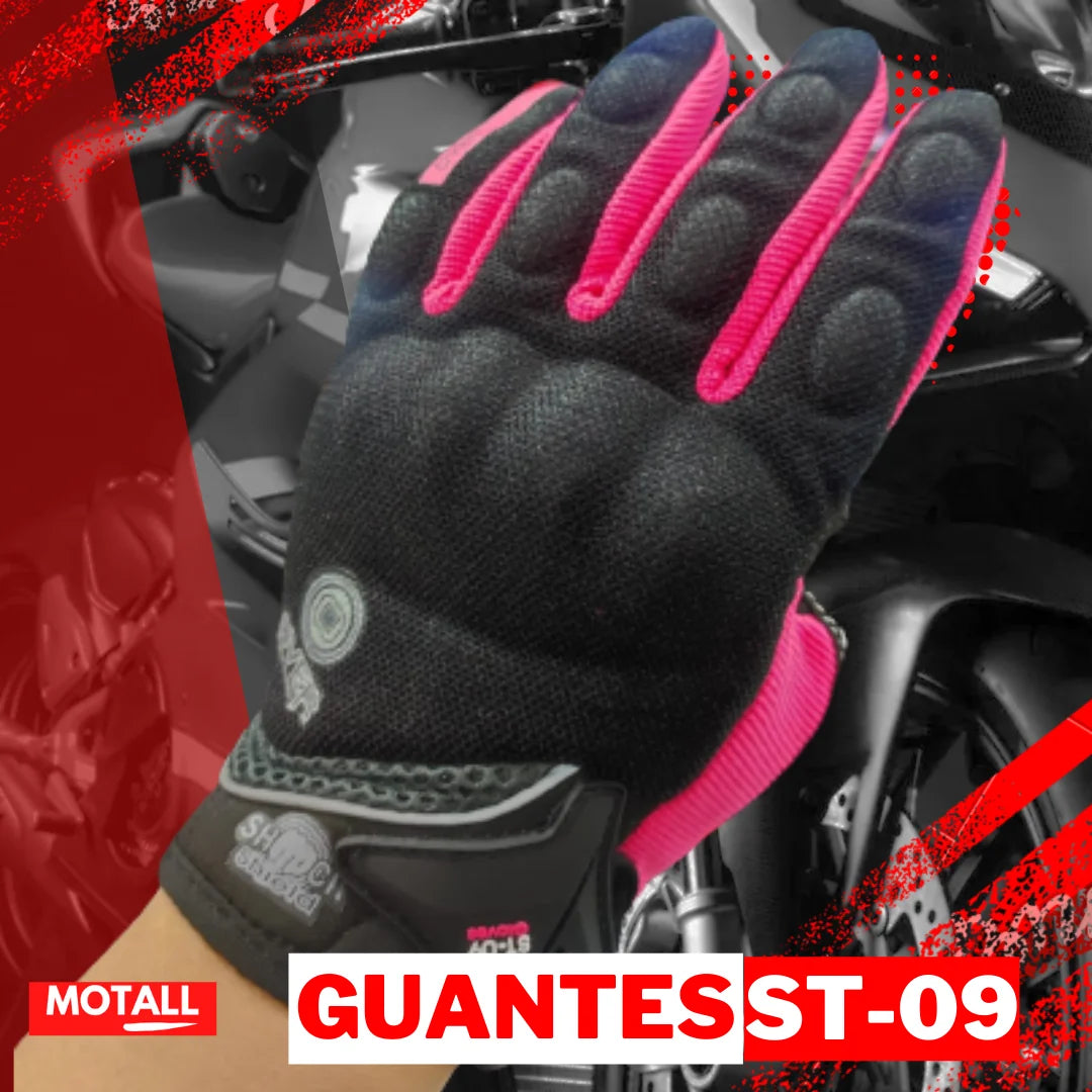 Guantes para moto proteccion motociclista st 09