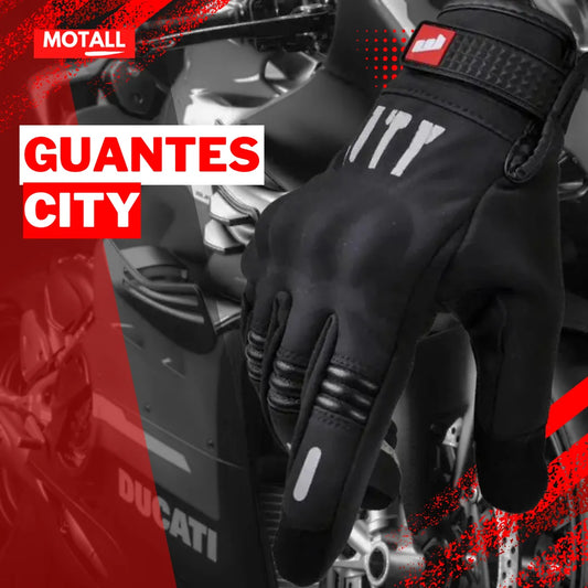 Guantes para moto semi impermeable motociclista city