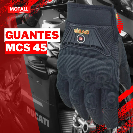 Guantes para moto proteccion motociclista MCS 45
